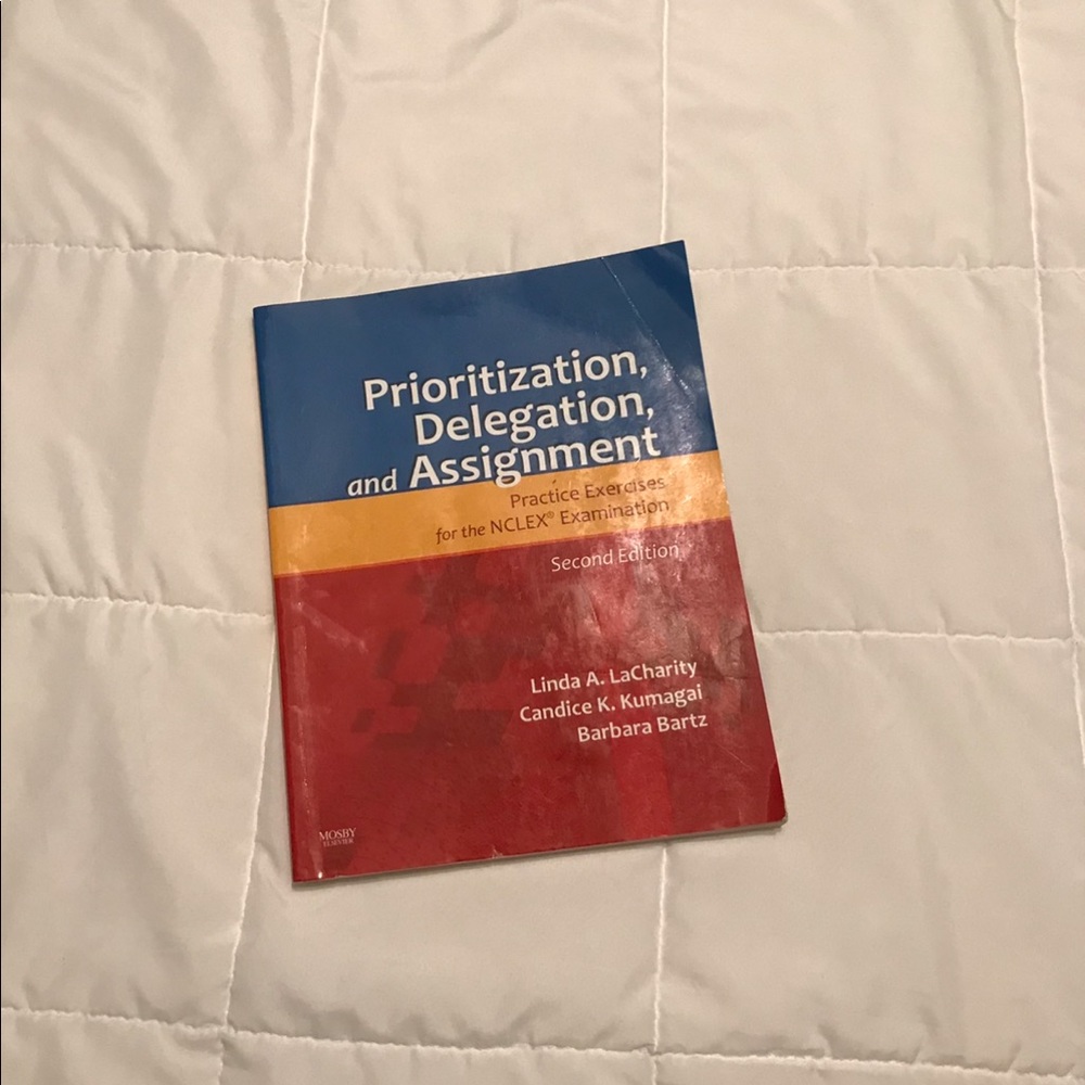 Nursing Book Prioritization, Delegation, and Assignment NCLEX review